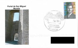 SPAIN. POSTMARK. SAN MIGUEL DOOR. MORELLA. 2017 - Other & Unclassified