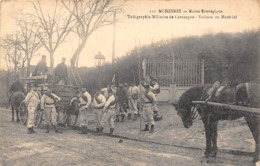 92-SURESNES-ROUTE STRATEGIQUE, TELEGRAPHIE MILITAIRE DE CAMPAGNE, VOITURE DU MATERIEL - Suresnes