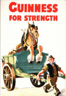 ! 1970 Reklame Ansichtskarte, Werbung, Advertising, Guinness For Strenght, Beer, Bier, Pferd, Horse - Publicité