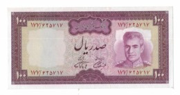 IRAN Billet-bank Note 100 Rials PICK 86 B S 12 1974-1979 Lest Set MRS MRS Oil Refinery Abadan - Irán