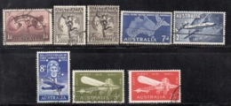 Y1714 - AUSTRALIA , Posta Aerea 8 Valori Yvert  Usati  (2380A) - Usados