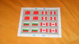 TIMBRES FLAG SERIES UNITED NATIONS CHINE PEROU BULGARIE CANADA...NEUF.. - Collections, Lots & Series