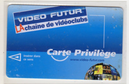 VIDEO FUTUR CARTE PRIVILEGE - Autres & Non Classés