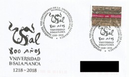 SPAIN. POSTMARK 800th ANNIV. SALAMANCA UNIVERSITY. 2018 - Andere & Zonder Classificatie