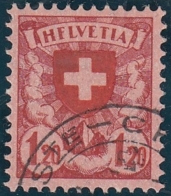 No 164.2.01 - Variété : HFLVETIA - Très Proprement Oblitéré, Pièce De Luxe ! - Varietà