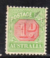 Y1699 - AUSTRALIA 1932 , Segnatasse 1 D.  Usato  (2380A)  Crown On A - Impuestos