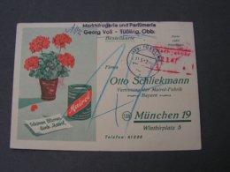 Tüssling Karte  1962 Reklame - Altoetting
