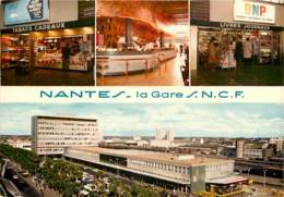 NANTES LA GARE SNCF CARTE MULTIVUES - Nantes