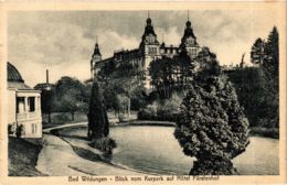 CPA AK Bad Wildungen Blick Vom Kurpark Auf Hotel Furstenhof GERMANY (899586) - Bad Wildungen