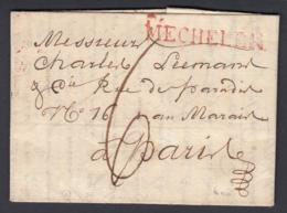Belgique 1817 - Précurseur De Mechelen à Paris.......  (BE) DC-4335 - Autres & Non Classés