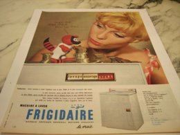 ANCIENNE PUBLICITE MACHINE A LAVER  FRIGIDAIRE  1960 - Otros Aparatos