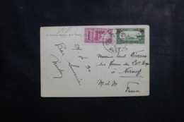 SYRIE - Affranchissement Plaisant De Alep Sur Carte Postale Pour La France En 1930 - L 45005 - Lettres & Documents