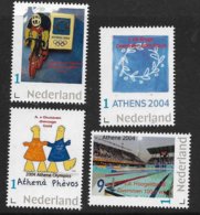 Nederland  Olympische Spelen Goud Olympics  Athene  2004  Opdruk/ovpt Gold Winners Set   Postsfris/neuf/mnh - Timbres Personnalisés