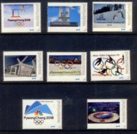 Nederland  Olympische Spelen Goud Olympics  PeyongChang 2018   Opdruk/ovpt Gold Winners Set   Postsfris/neuf/mnh - Timbres Personnalisés