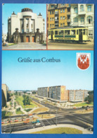 Deutschland; Cottbus; Multibildkarte Mit Strassenbahn - Cottbus