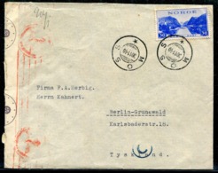 NORVEGE - N° 189 / LETTRE DE MOSS LE 30/11/1940 POUR BERLIN AVEC CENSURE - TB - Lettres & Documents