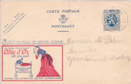 Entier Postal Belge - Publibel N° 50 - Côte D'Or Berceau - FR-NL  - écrit état Moyen - Werbepostkarten