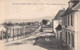 ¤¤  -  CHALAMPE  -  Le Pont Du Rhin Et La Maison De La Douane   -  ¤¤ - Chalampé