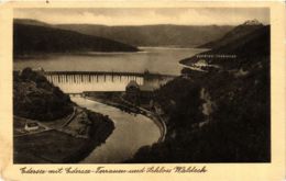 CPA AK Edersee Mit Edersee Terrassen U.Schloss Waldeck GERMANY (899832) - Edersee (Waldeck)