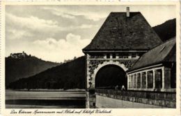 CPA AK Edersee Sperrmauer Mit Blick Auf Schloss Waldeck GERMANY (899846) - Edersee (Waldeck)