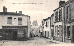 ¤¤  -   LEGE   -   Place Du Marché Et Rue De L'Eglise    -  ¤¤ - Legé