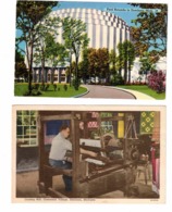 2 DEARBORN, Michigan, USA, Ford Rotunda & Greenfield Village, 1951 & 1957 - Dearborn