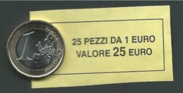 RARO - ITALIA  2019 - ROLL  1 EURO  ORIGINALE ZECCA - DATA VISIBILE - FDC - Rollen