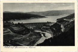 CPA AK Waldeck Blick Auf Sperrmauer GERMANY (899918) - Waldeck