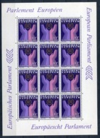 RC 14259 LUXEMBOURG N° 1047 PARLEMENT EUROPEEN FEUILLET COMPLET NEUF ** MNH - Unused Stamps