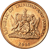 Monnaie, TRINIDAD & TOBAGO, 5 Cents, 2014, Franklin Mint, TTB, Bronze - Trinidad Y Tobago