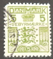 DANEMARK SERVICE YT 22 OBLITÉRÉ ANNÉE 1930 - Service