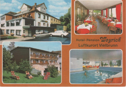 AK Vielbrunn Odenwald Hotel Pension Weyrich A Kimbach Weiten Gesäß Weckbach Weilbach Laudenbach Michelstadt Bad König - Michelstadt