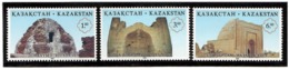 Kazakhstan 1996.  Architecture Monuments. 3v: 1, 3, 6  (T)   .  Michel # 130-32 - Kazakhstan