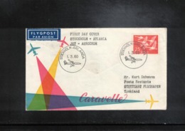 Sweden 1960 First Day Of Arlanda Airport Stockholm - Covers & Documents
