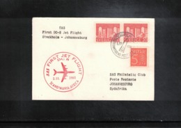 Sweden 1961 SAS First Flight Stockholm - Johannesburg - Briefe U. Dokumente