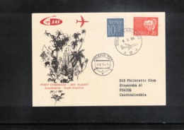 Sweden 1964 SAS First Coronado Jet Flight Stockholm - Prague - Briefe U. Dokumente