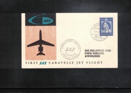 Denmark 1960 SAS First Caravelle Jet Flight Copenhagen - Moscow - Airmail