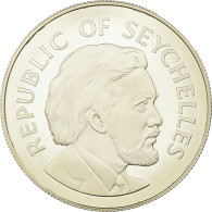 Monnaie, Seychelles, 25 Rupees, 1977, British Royal Mint, Proof, FDC, Argent - Seychelles
