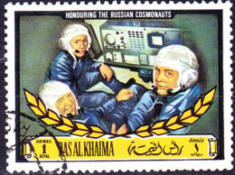 Ras Al Khaima - Verunglückte Russische Kosmonauten (MiNr. 529) 1971 - Gest Used Obl - Ra's Al-Chaima
