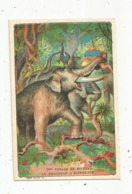 Chromo , Librairie D'éducation Nationale,2 Scans ,n° 8 , 7 éme VOYAGE DE SINDBAD , LE TROUPEAU D'ELEPHANTS - Unclassified