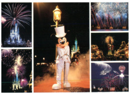 (ED 52) Postcard USA -  Disney Firework - Disneyland