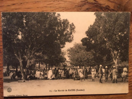 CPA, KAYES MALI  Actuel  (Soudan), Le Marché De Kayes (animé), Collection Albaret, Kayes, Non écrite - Mali