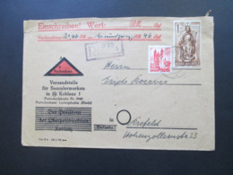 Alliierte Besetzung 1948 Französische Zone Rheinland Pfalz Einschreiben Gestempelter R Zettel Nachnahme!! Nr. 15 MiF - Renania-Palatinato