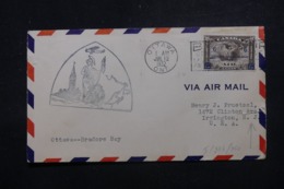 CANADA - Enveloppe Par Avion De Ottawa / Bradore Bay En 1932, Affranchissement Plaisant - L 45101 - Cartas