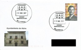 SPAIN. POSTMARK CITY HALL ALZIRA. 2017 - Autres & Non Classés