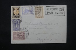 GRECE - Enveloppe Par Avion Pour Londres, Affranchissement Plaisant - L 45113 - Cartas & Documentos