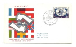 1969 - Monaco 806 O.I.L.        FDC       16/7M - ILO