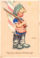 PROPAGANDE ALLEMANDE / GERMAN PROPAGANDA - W. W. II ~ 1941 : ENFANT SOLDAT / SOLDIER CHILD - LUNGERS HAUSEN (ad136) - Weltkrieg 1914-18