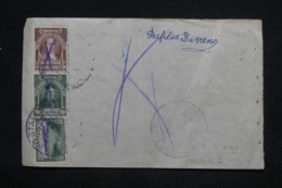 EQUATEUR - Affranchissement Postaux Au Verso D'un Chèque En 1948 - L 45223 - Ecuador