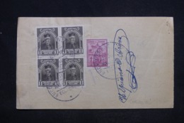 EQUATEUR - Affranchissement Postaux Au Verso D'un Chèque En 1948 - L 45224 - Ecuador